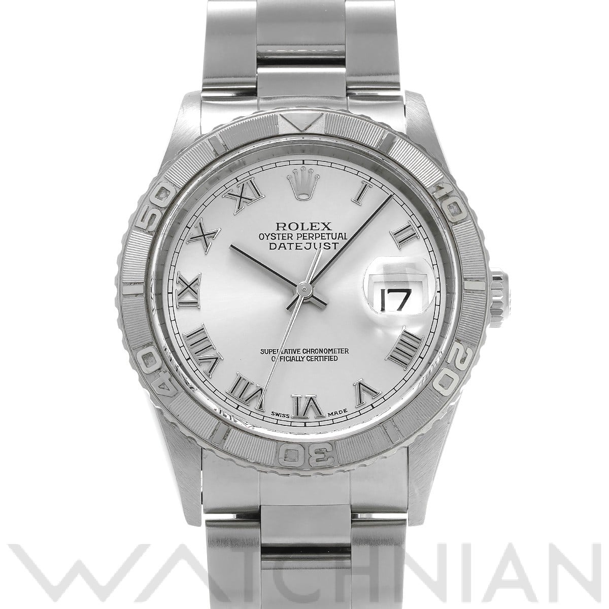 ロレックス デイトジャスト 36 サンダーバード 16264 シルバー メンズ 時計 【中古】【wristwatch】