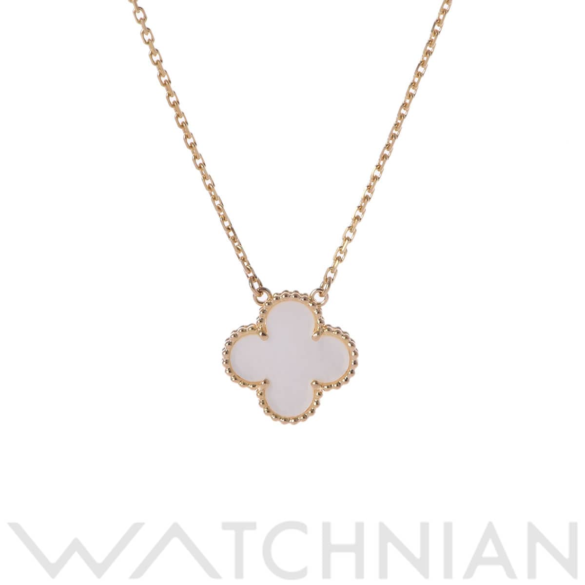 ヴァン クリーフ&アーペル ヴィンテージアルハンブラ ネックレス ゴールド K18イエローゴールド YG レディース ジュエリー 【中古】【jewelry】