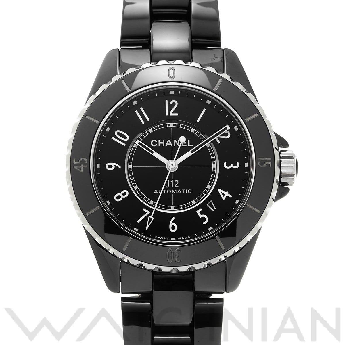 シャネル J12 キャリバー12.1 38MM H5697 ブラックラッカー メンズ 時計 【中古】【wristwatch】