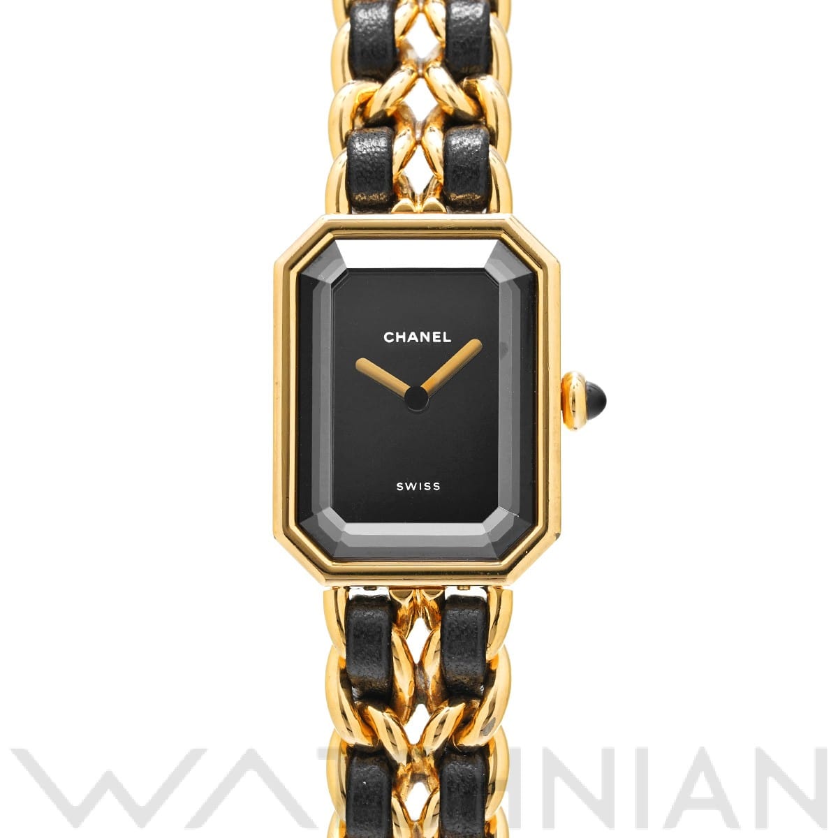 シャネル プルミエール S H0001 ブラック レディース 時計 【中古】【wristwatch】