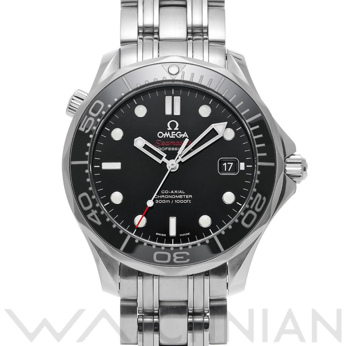 オメガ シーマスター ダイバー300 コーアクシャル 212.30.41.20.01.003 ブラック メンズ 時計 【中古】【wristwatch】