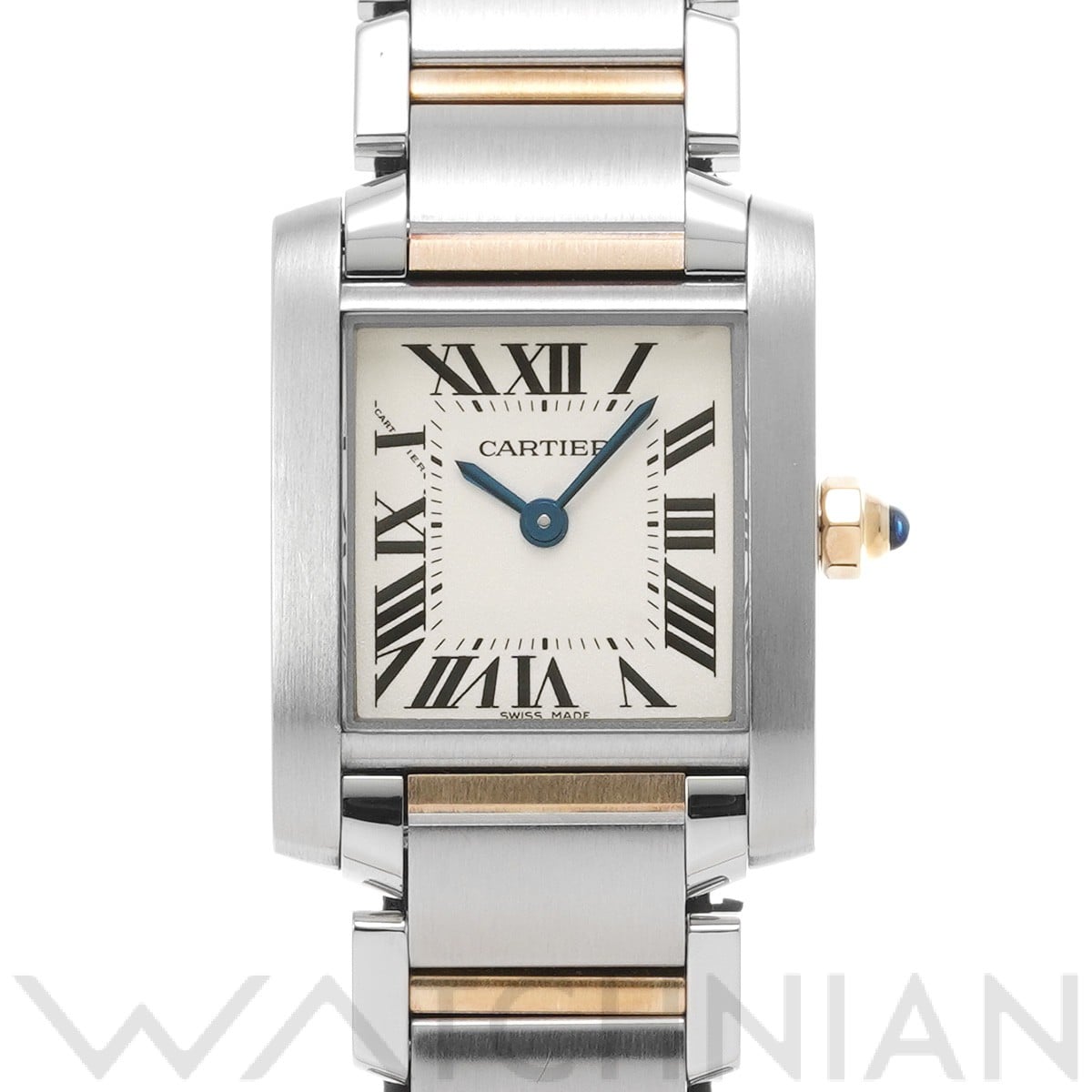 カルティエ / CARTIER タンク フランセーズ SM W51007Q4 シルバー レディース 時計 【中古】【wristwatch】