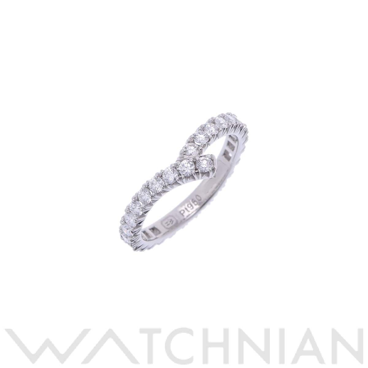 ハリー ウィンストン リボンバンド リング シルバー WBDPRDPAR Pt950プラチナ レディース ジュエリー 【中古】【jewelry】