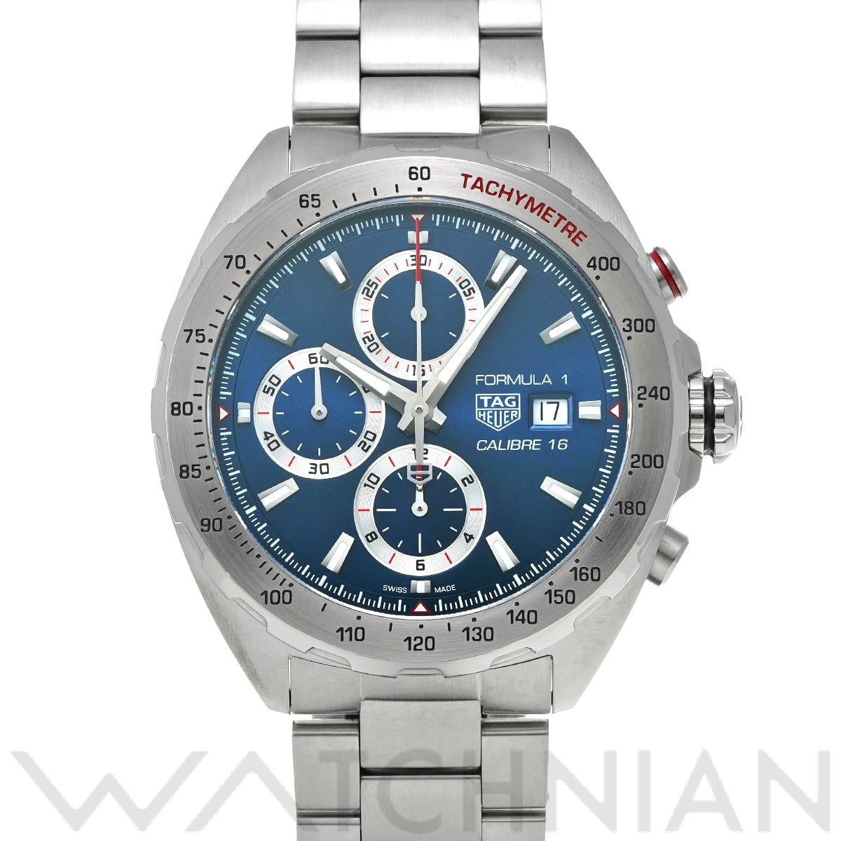 タグ ホイヤー フォーミュラ1 キャリバー16 クロノグラフ CAZ2015.BA0876 ブルー メンズ 時計 【中古】【wristwatch】