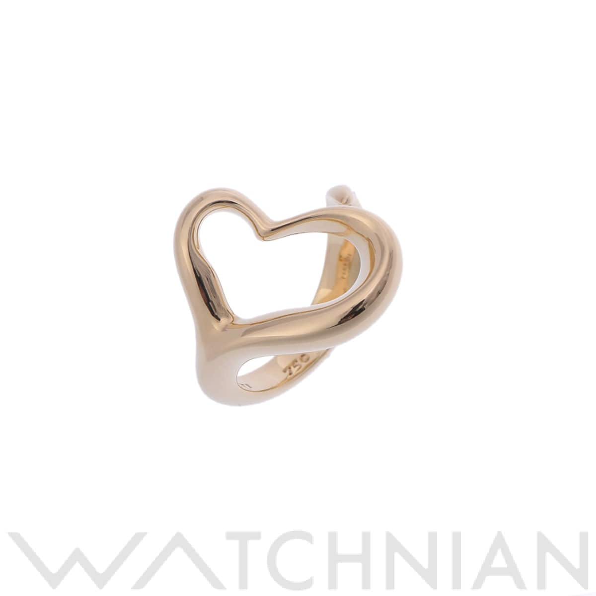 ティファニー オープンハート リング ゴールド K18イエローゴールド YG レディース ジュエリー 【中古】【jewelry】