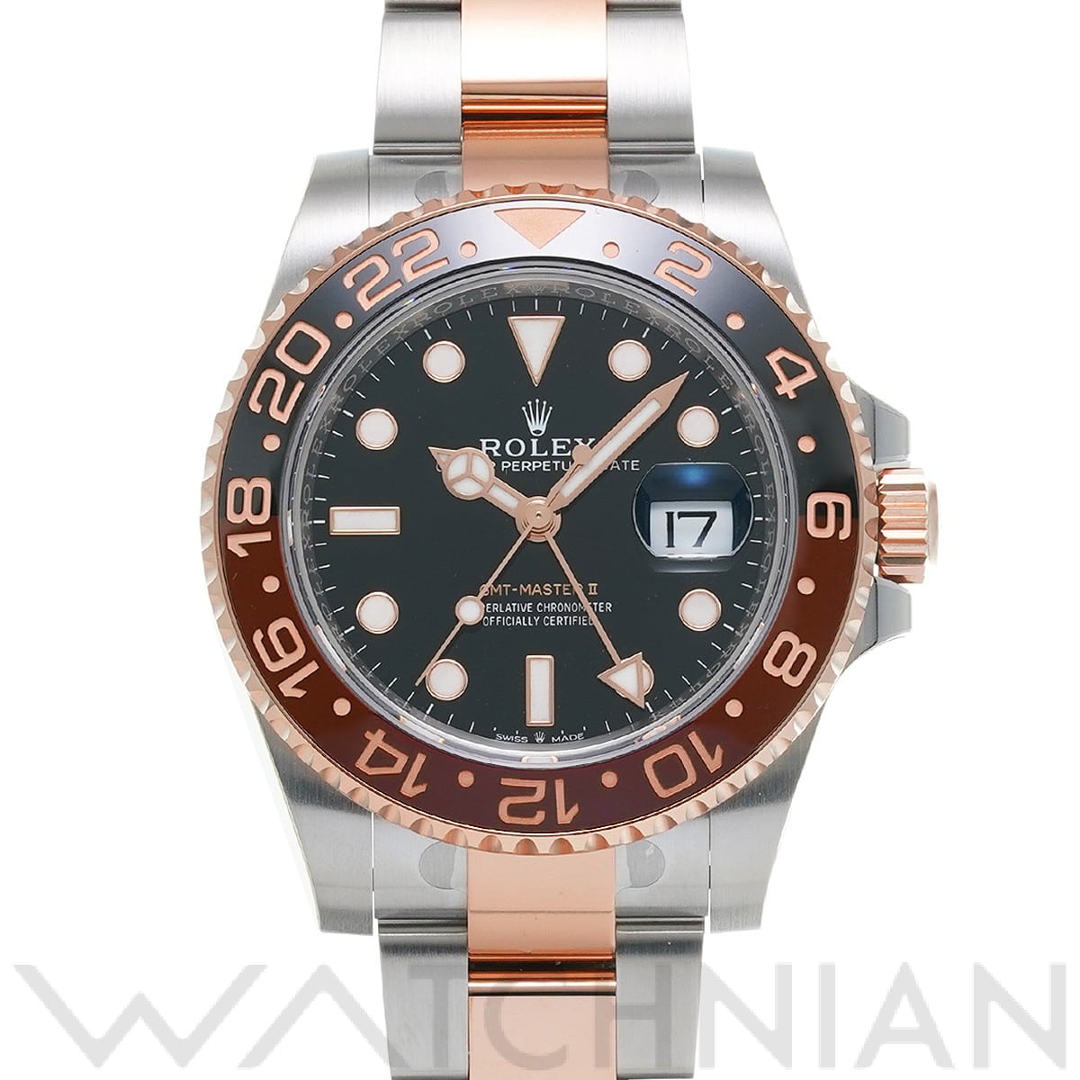 ロレックス GMTマスターII 126711CHNR ブラック メンズ 時計 【未使用】【wristwatch】