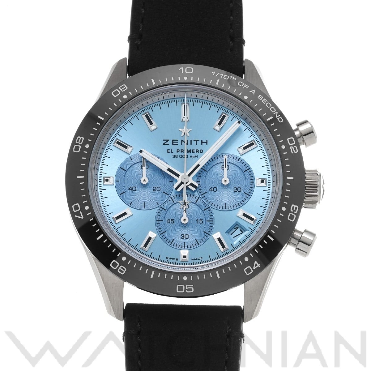 ゼニス クロノマスター スポーツ ヨシダ スペシャルエディション 65.3104.3600/52.C920 アクアブルー メンズ 時計 【中古】【wristwatch】