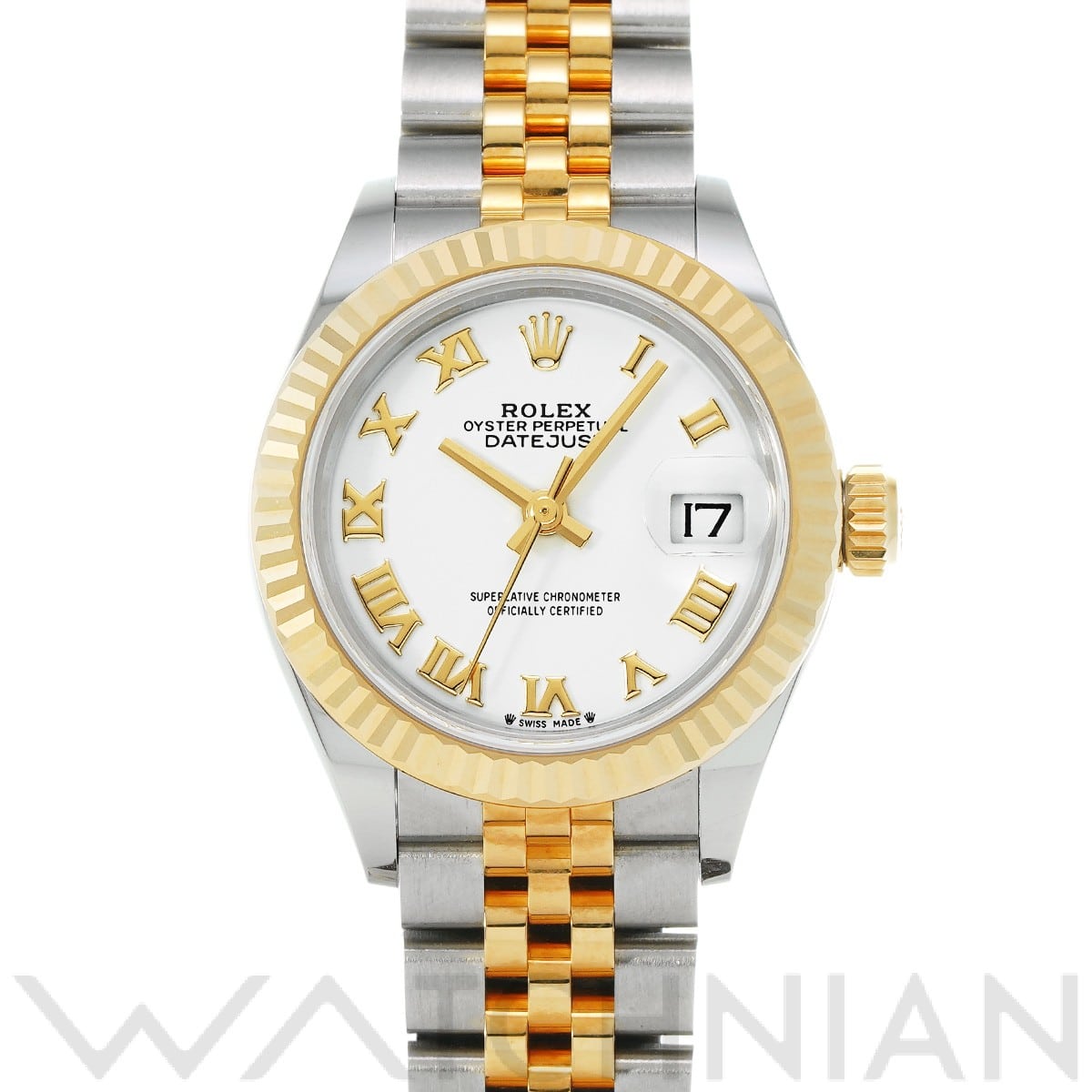 ロレックス レディ デイトジャスト 28 279173 ホワイト レディース 時計 【中古】【wristwatch】