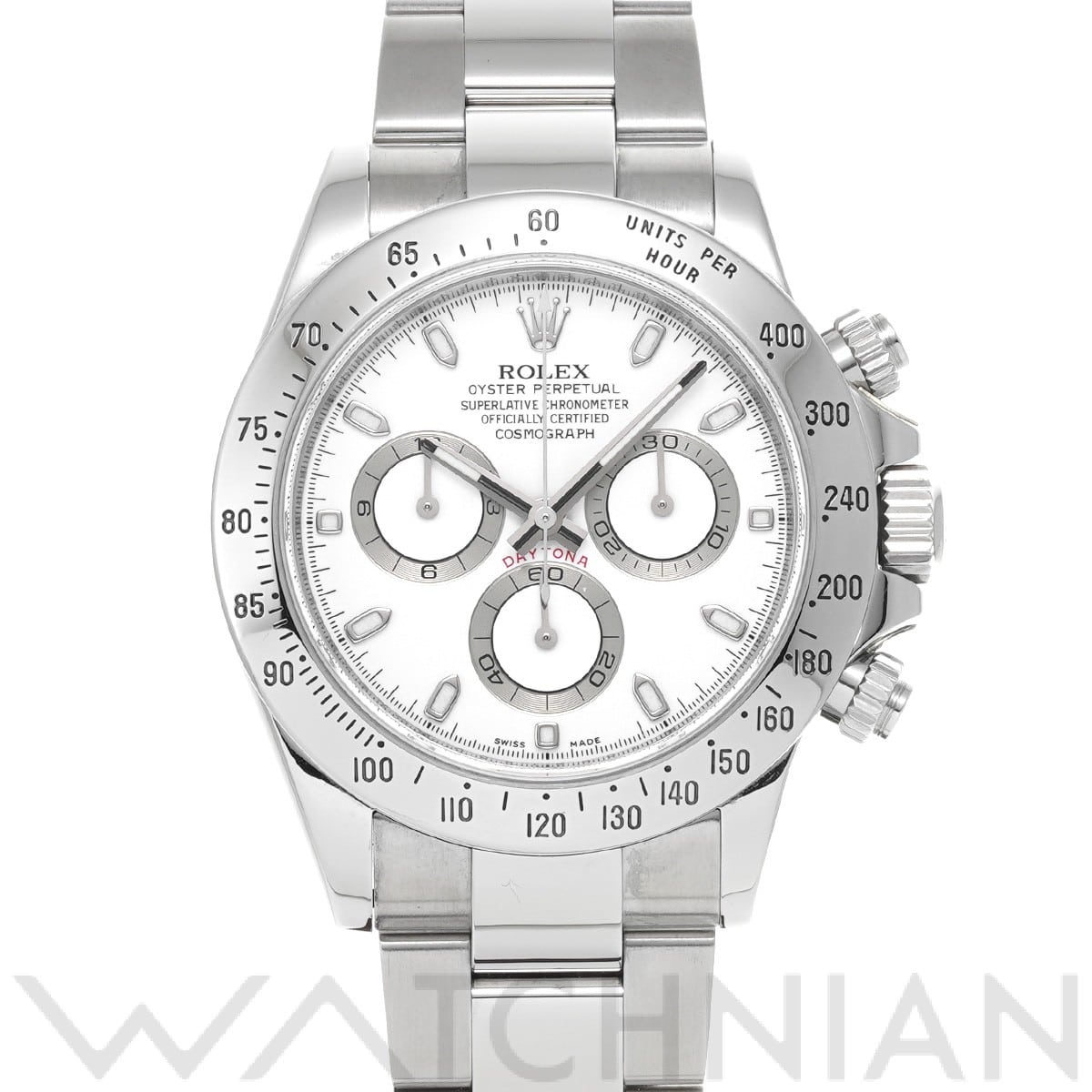 ロレックス コスモグラフ デイトナ 116520 ホワイト メンズ 時計 【中古】【wristwatch】