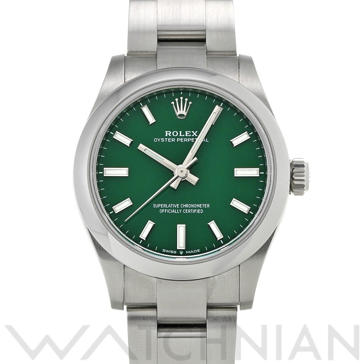 ロレックス / ROLEX オイスターパーペチュアル 31 277200 グリーン ユニセックス 時計 【中古】【wristwatch】