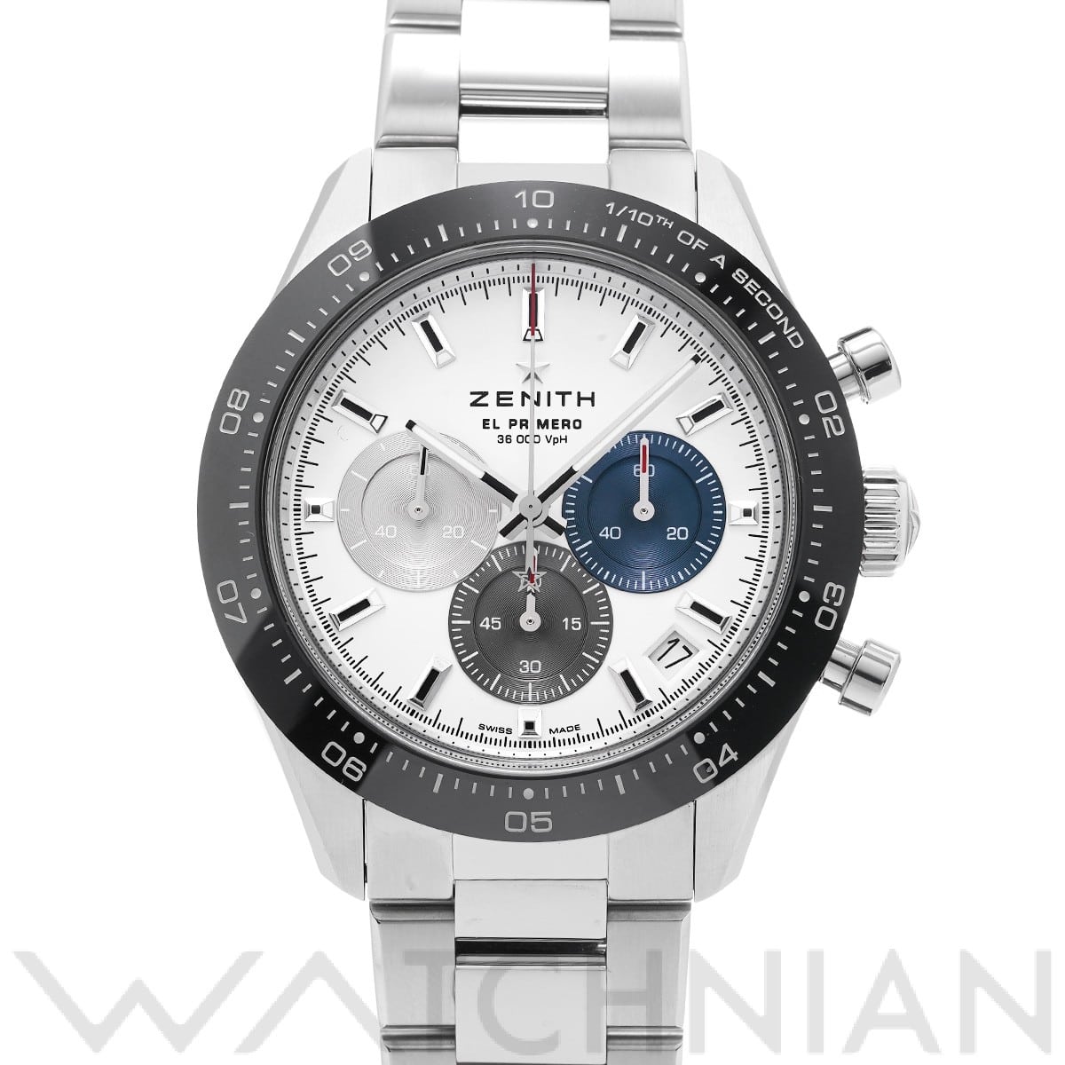 ゼニス / ZENITH クロノマスター スポーツ エル・プリメロ 03.3100.3600/69.M3100 ホワイトマット メンズ 時計 【中古】【wristwatch】