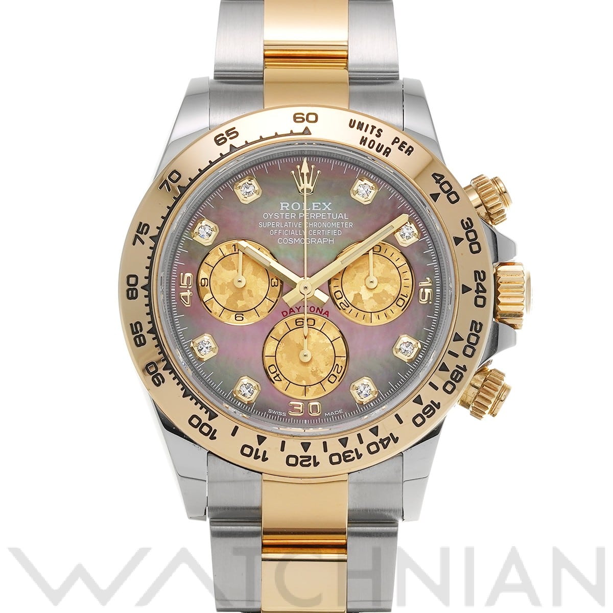 ロレックス コスモグラフ デイトナ 116503NG ブラックシェル/ゴールドクリスタル/ダイヤモンド メンズ 時計 【中古】【wristwatch】