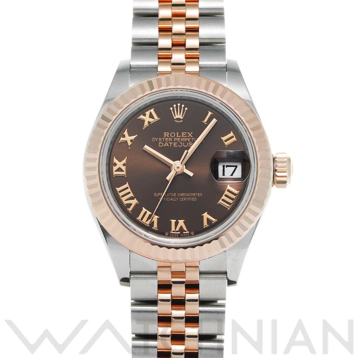 ロレックス レディ デイトジャスト 28 279171 チョコレート レディース 時計 【中古】【wristwatch】