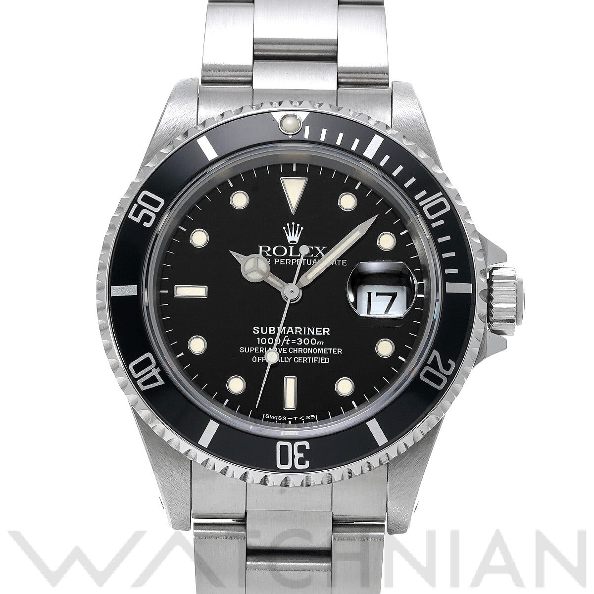 ロレックス サブマリーナ デイト 16610 ブラック メンズ 時計 【中古】【wristwatch】