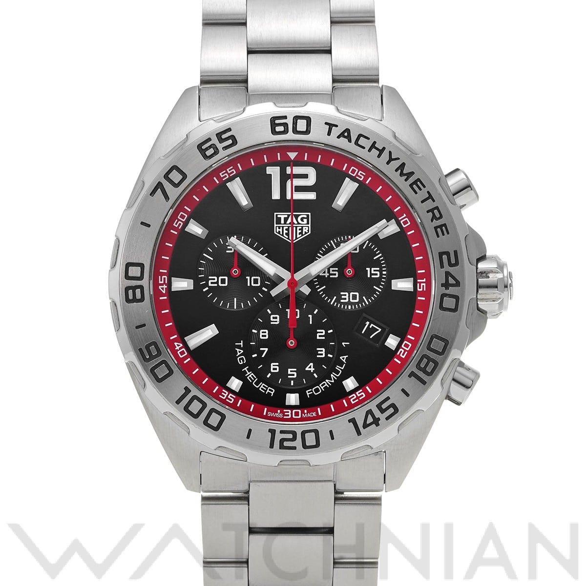 タグ ホイヤー フォーミュラ1 クォーツ クロノグラフ CAZ101Y.BA0842 ブラック メンズ 時計 【中古】【wristwatch】