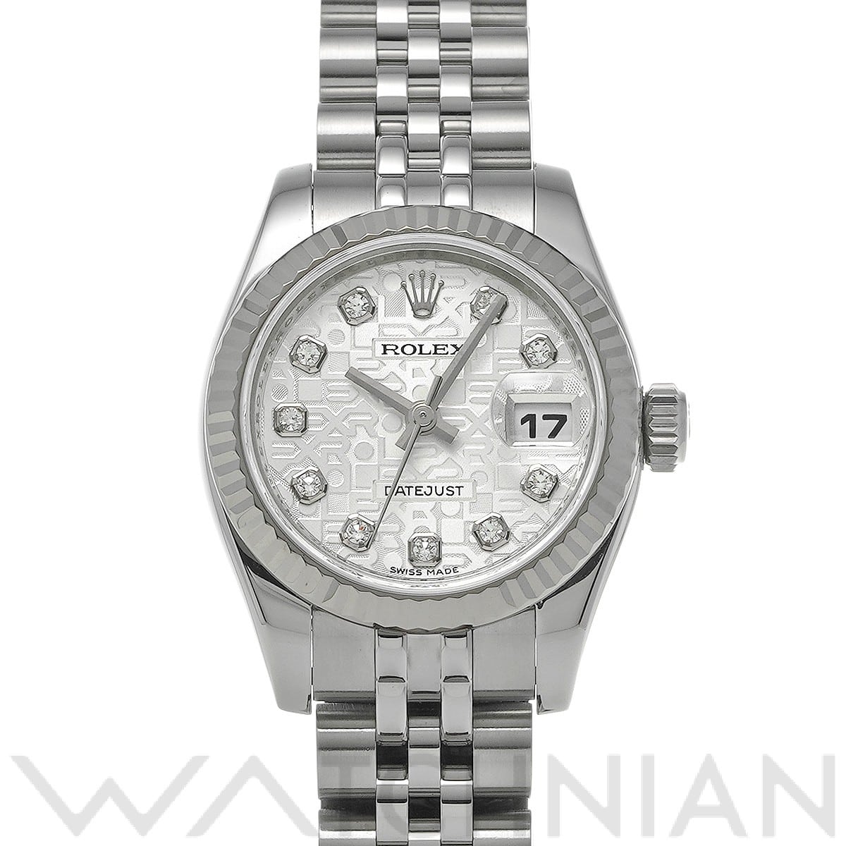 ロレックス レディ デイトジャスト 26 179174G シルバーコンピュータ/ダイヤモンド レディース 時計 【中古】【wristwatch】