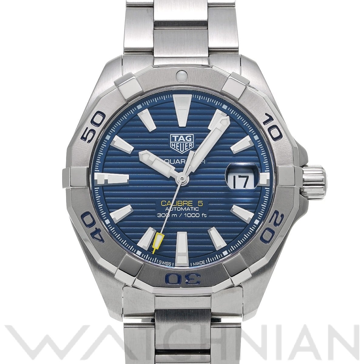 タグ ホイヤー アクアレーサー キャリバー5 WBD2112.BA0928 ブルー メンズ 時計 【中古】【wristwatch】