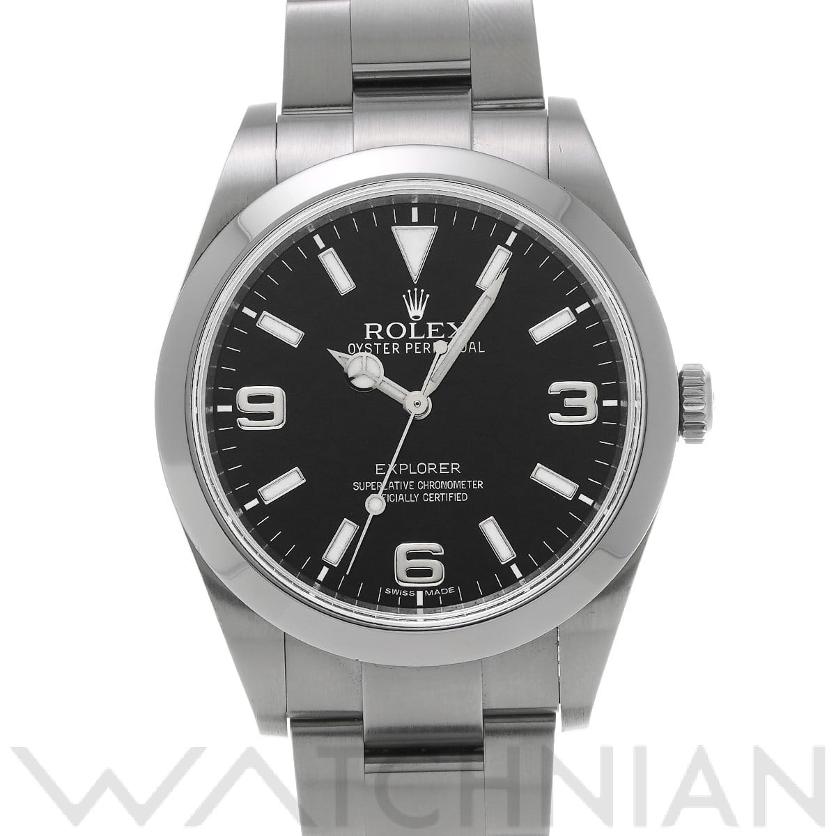 ロレックス エクスプローラー 214270 ブラック メンズ 時計 【中古】【wristwatch】