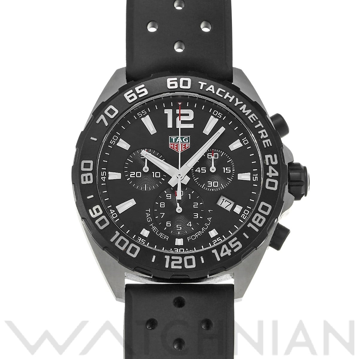 タグ ホイヤー フォーミュラ1 クォーツ クロノグラフ CAZ1010.FT8024 ブラック メンズ 時計 【中古】【wristwatch】