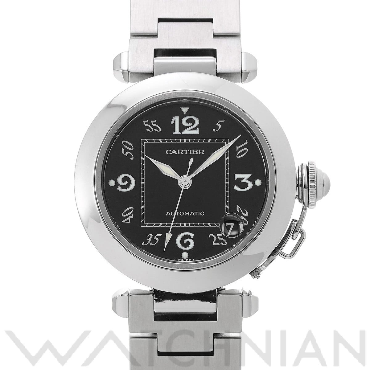 カルティエ パシャC W31043M7 ブラック ユニセックス 時計 【中古】【wristwatch】