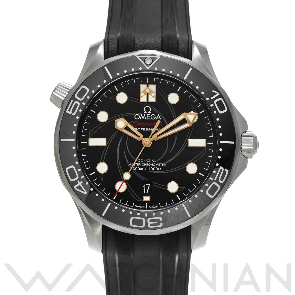 オメガ / OMEGA シーマスター ダイバー300 コーアクシャル マスタークロノメーター ジェームズ・ボンド 210.22.42.20.01.004 ブラック メンズ 時計 【中古】【wristwatch】
