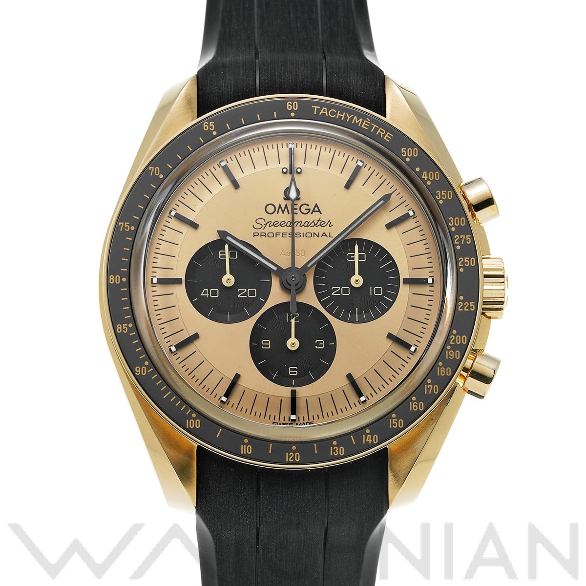 オメガ スピードマスター ムーンウォッチ プロフェッショナル コーアクシャル マスタークロノメーター 310.62.42.50.99.001 シャンパン/ブラック メンズ 時計 【中古】【wristwatch】