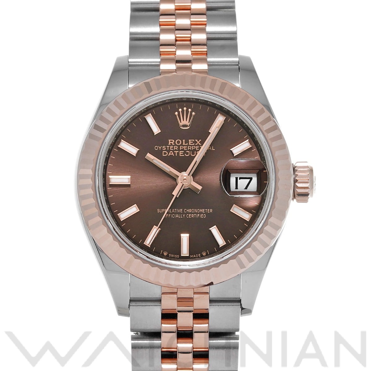 ロレックス レディ デイトジャスト 28 279171 チョコレート レディース 時計 【未使用】【wristwatch】