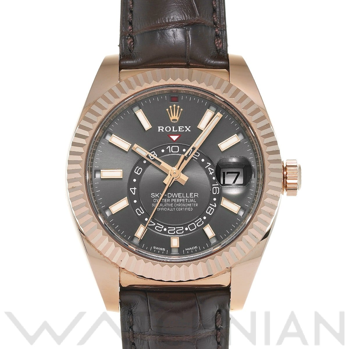 ロレックス / ROLEX スカイドゥエラー 326135 ダークロジウム メンズ 時計 【中古】【wristwatch】