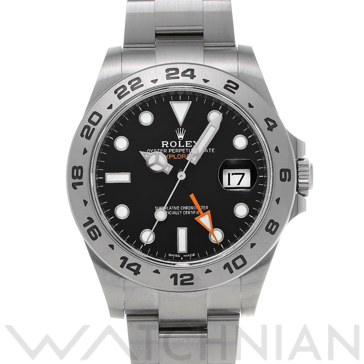 ロレックス エクスプローラーII 216570 ブラック メンズ 時計 【中古】【wristwatch】