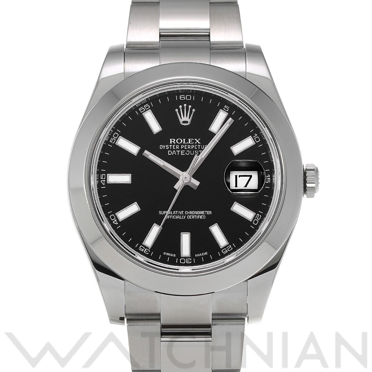 ロレックス デイトジャスト II 116300 ブラック メンズ 時計 【中古】【wristwatch】