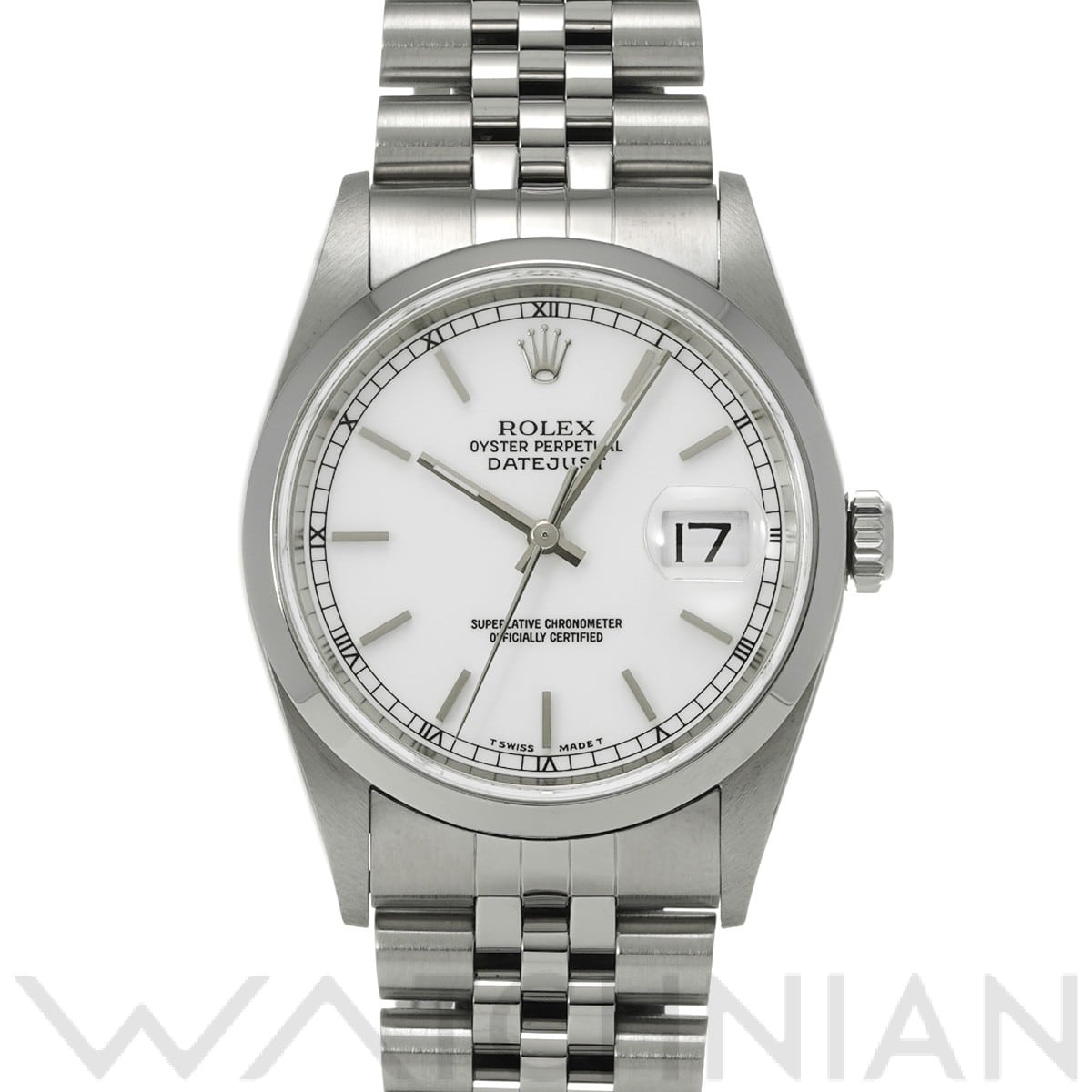 ロレックス デイトジャスト 16200 ホワイト メンズ 時計 【中古】【wristwatch】