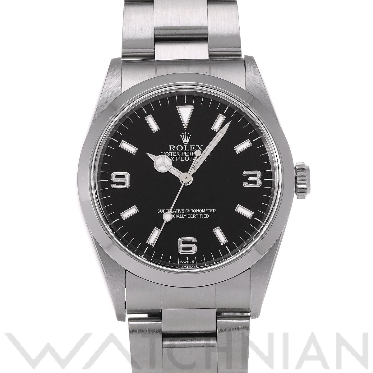 ロレックス エクスプローラー 14270 ブラック メンズ 時計 【中古】【wristwatch】