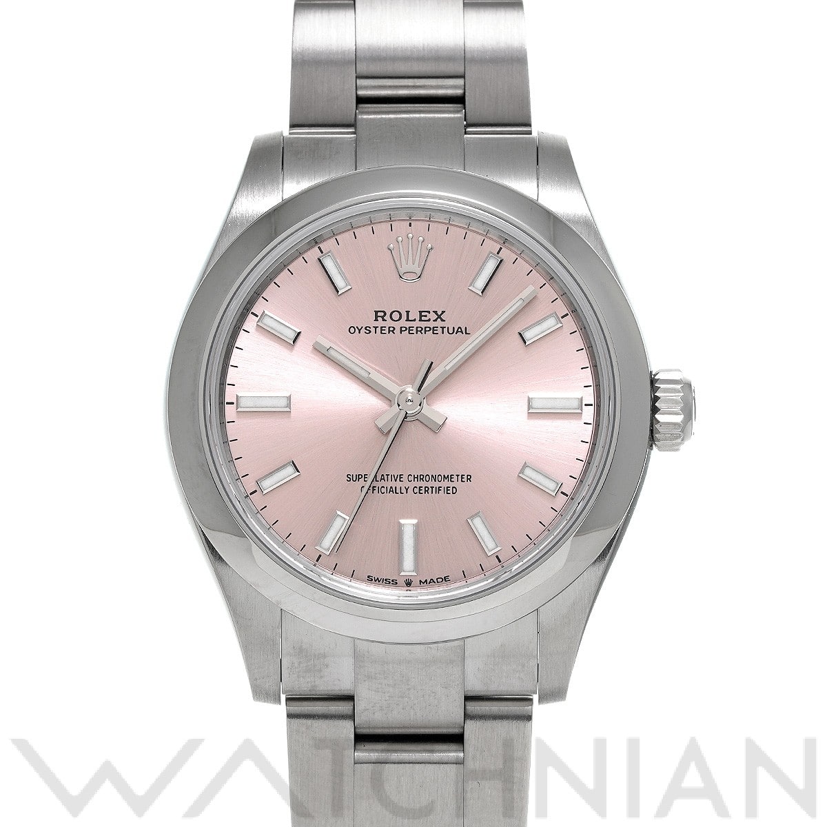 ロレックス / ROLEX オイスターパーペチュアル 31 277200 ピンク ユニセックス 時計 【中古】【wristwatch】