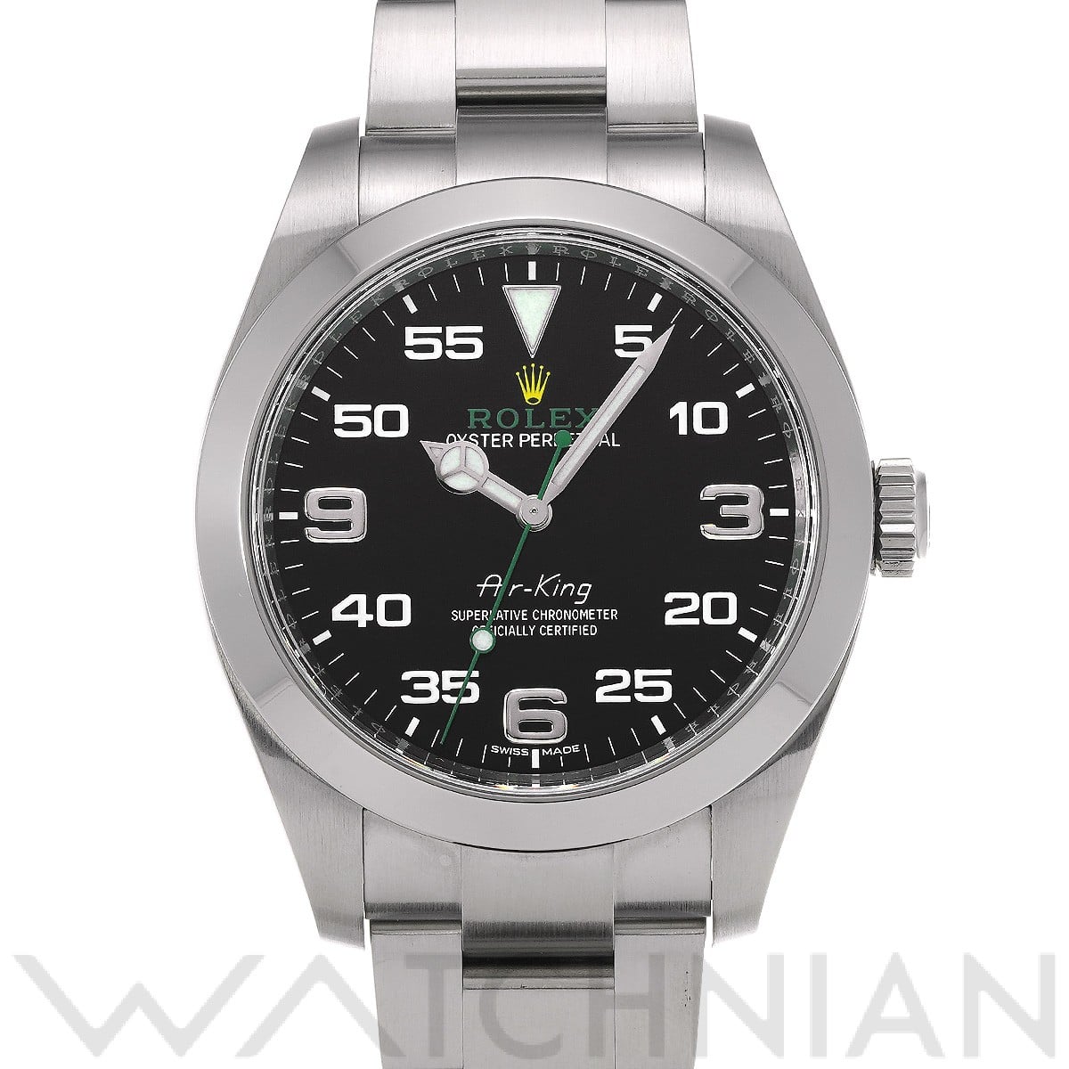 ロレックス エアキング 116900 ブラック メンズ 時計 【中古】【wristwatch】