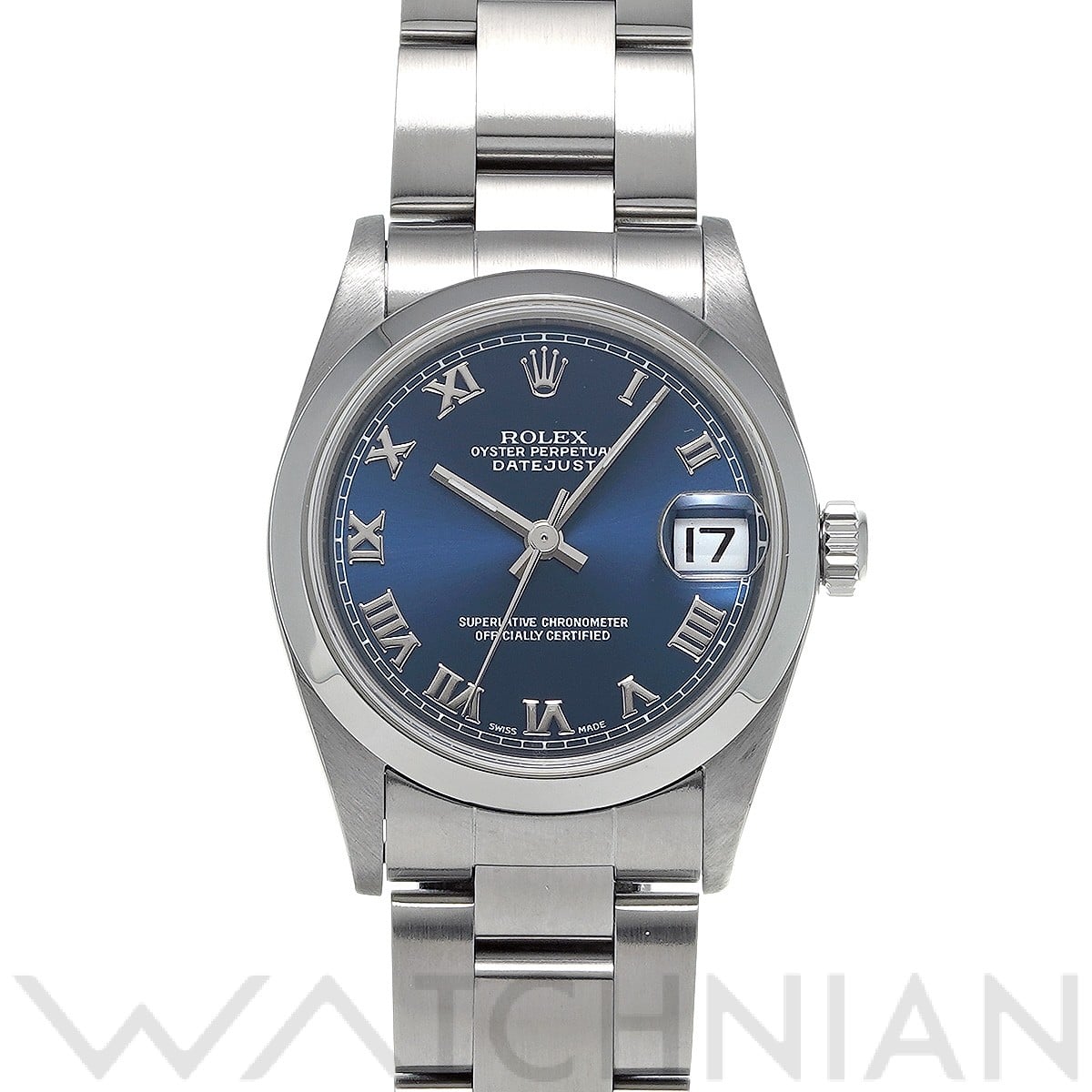 ロレックス デイトジャスト 78240 ブルー ユニセックス 時計 【中古】【wristwatch】