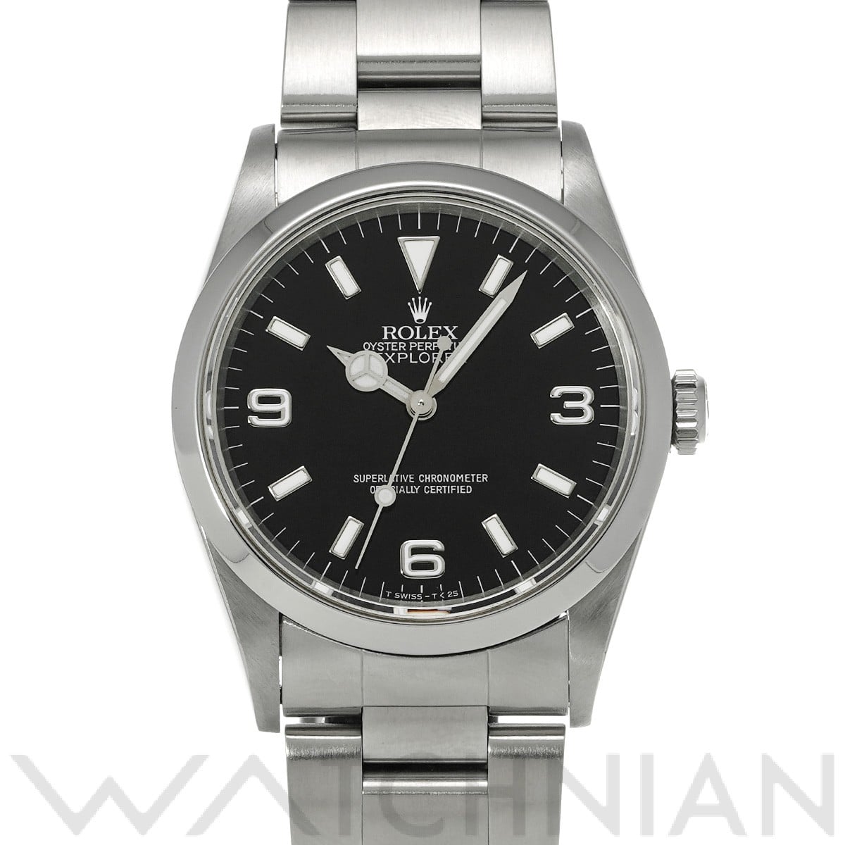 ロレックス エクスプローラー 14270 ブラック メンズ 時計 【中古】【wristwatch】