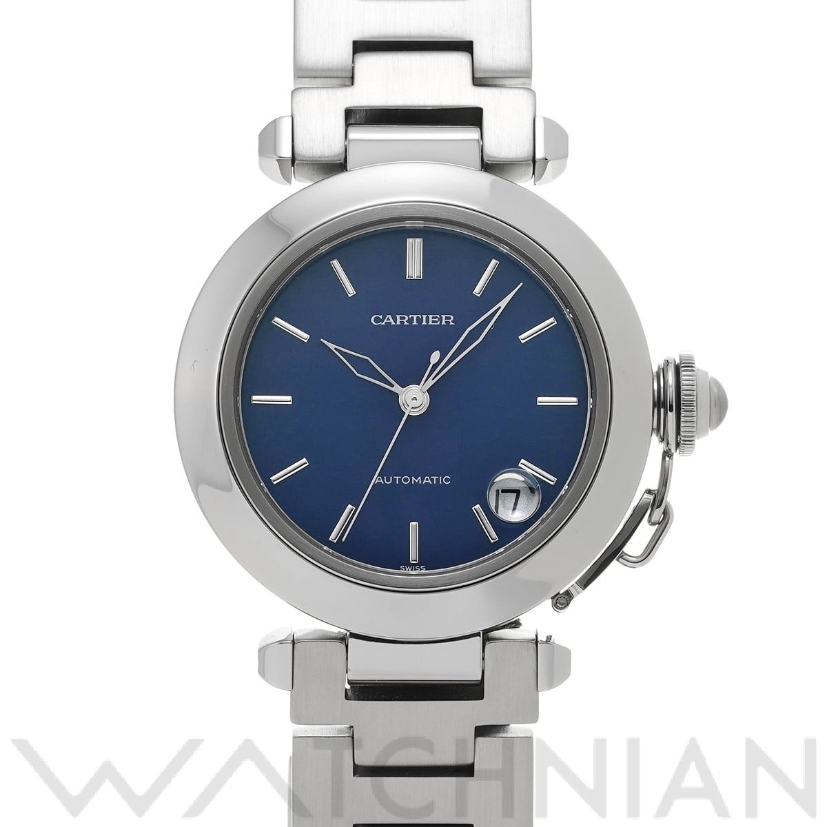 カルティエ / CARTIER パシャC W31014M7 ブルー ユニセックス 時計 【中古】【wristwatch】