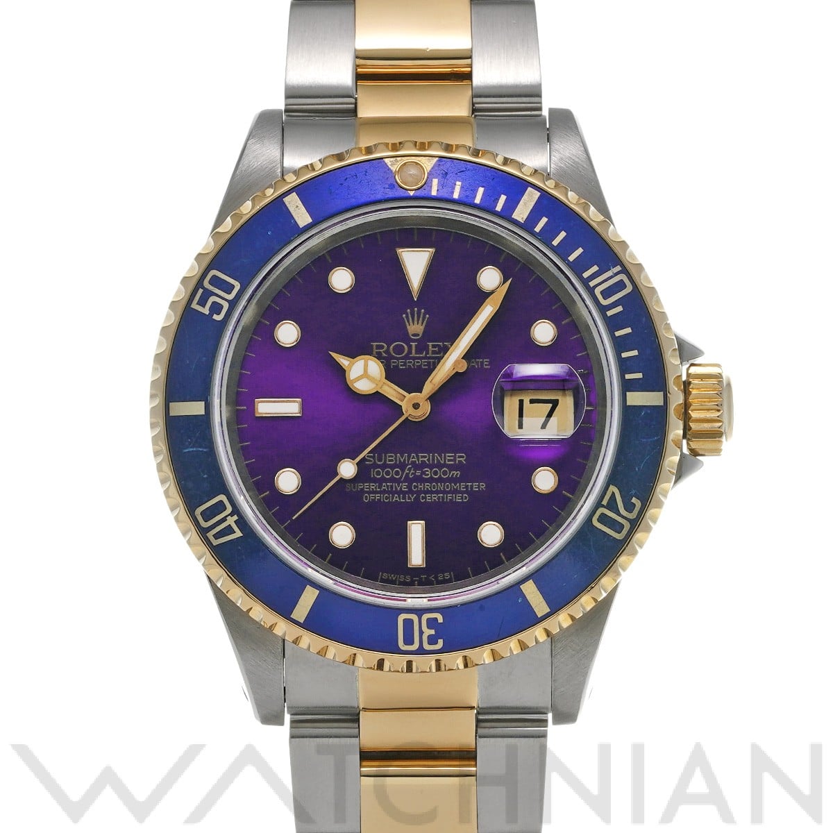 ロレックス サブマリーナ デイト 16613 ブルー メンズ 時計 【中古】【wristwatch】