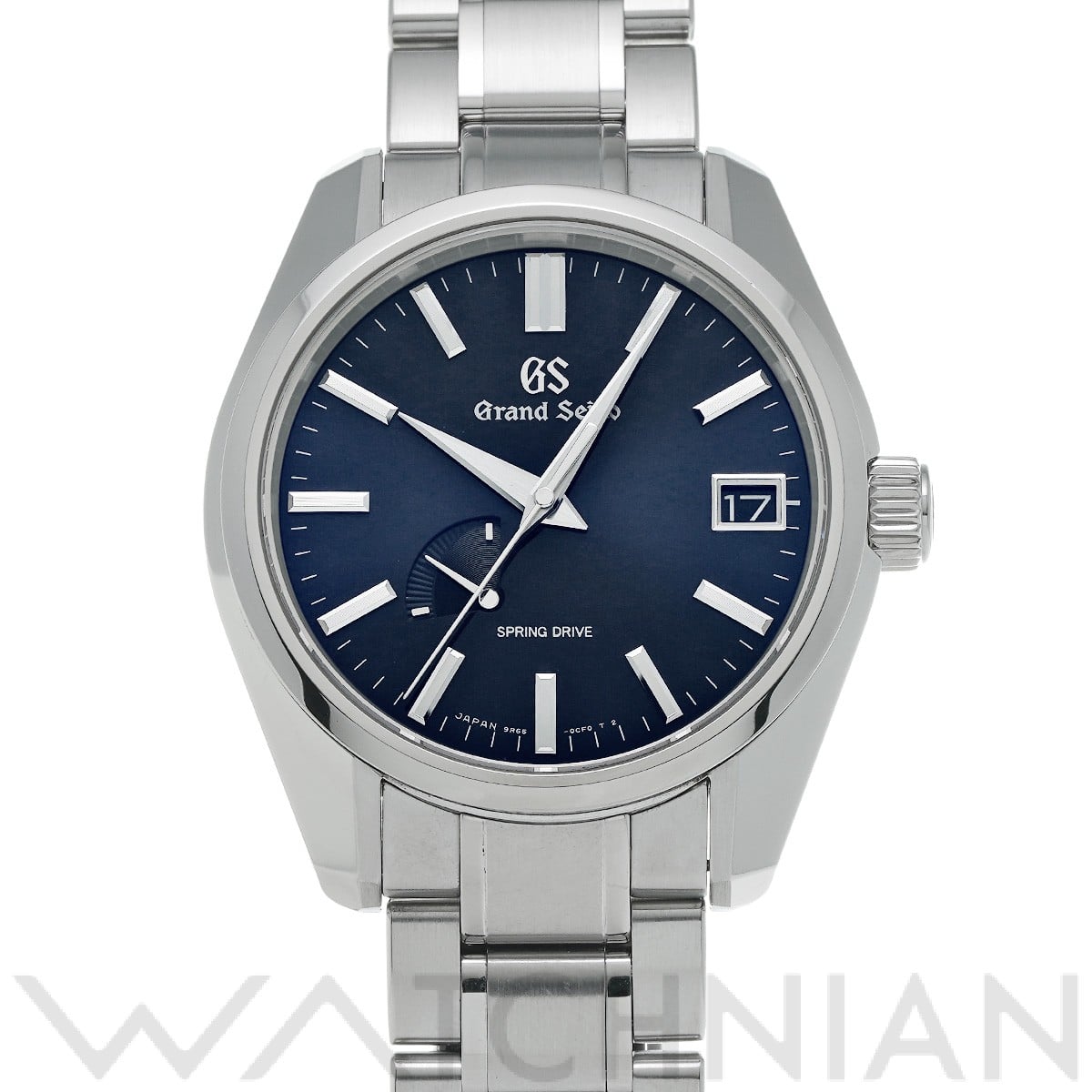 グランドセイコー / Grand Seiko ヘリテージコレクション スプリングドライブ SBGA375 ミッドナイトブルー メンズ 時計 【中古】【wristwatch】
