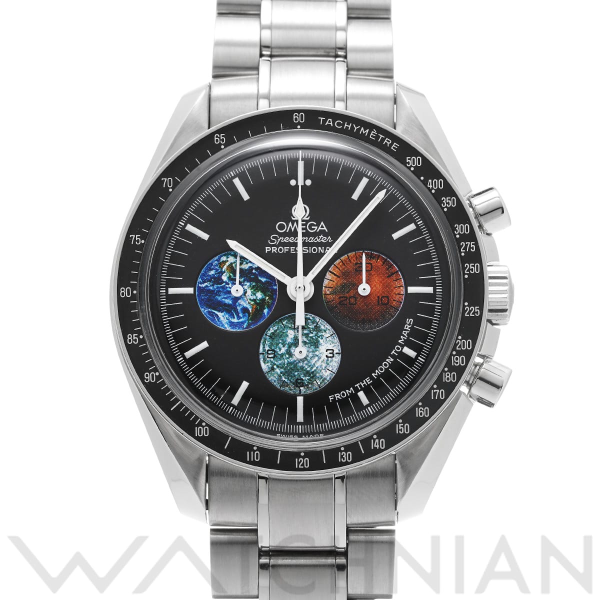オメガ スピードマスター プロフェッショナル ムーンウォッチ フロムザムーントゥマーズ 3577.50 ブラック メンズ 時計 【中古】【wristwatch】