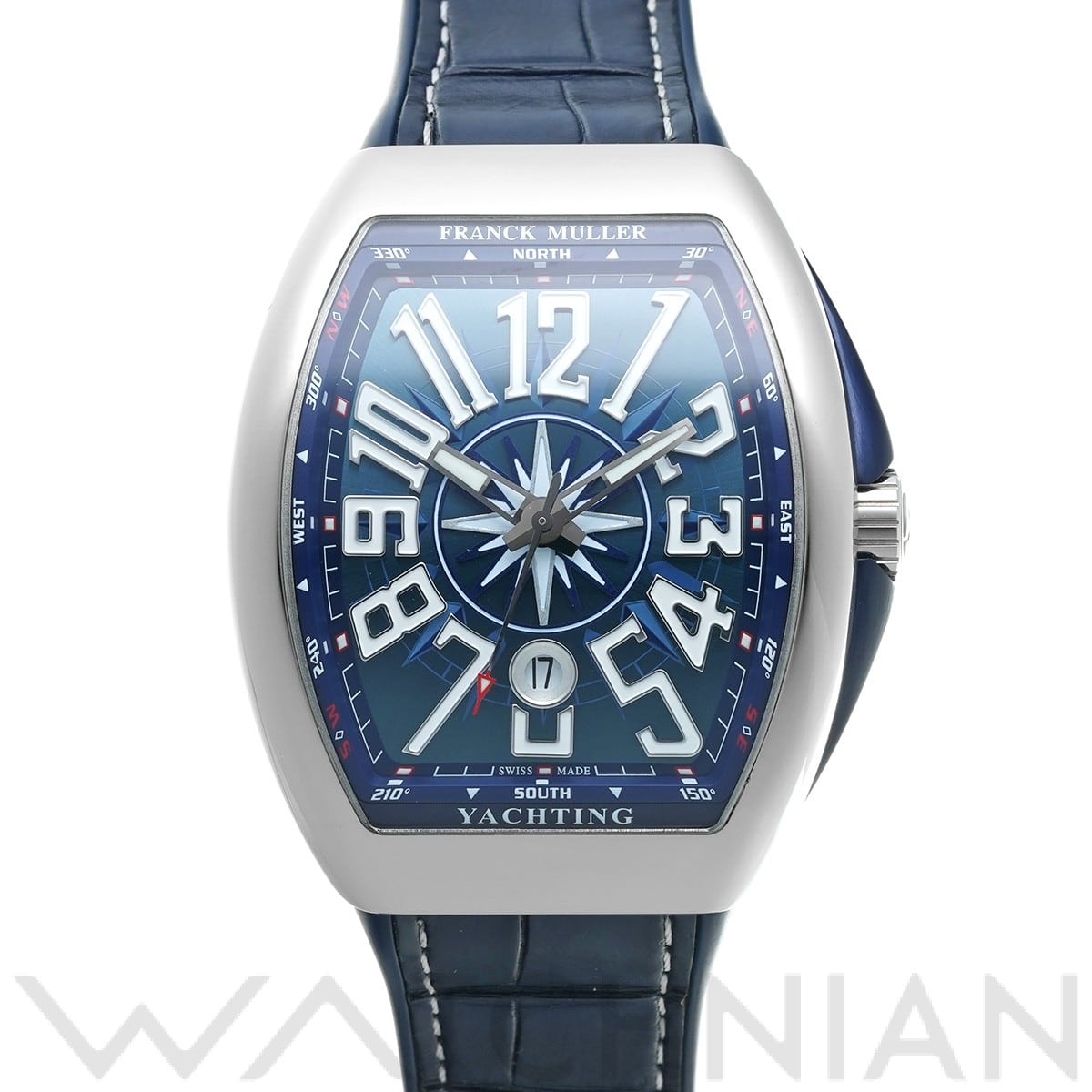 フランクミュラー ヴァンガード ヨッティング V45SCDT ブルー メンズ 時計 【中古】【wristwatch】