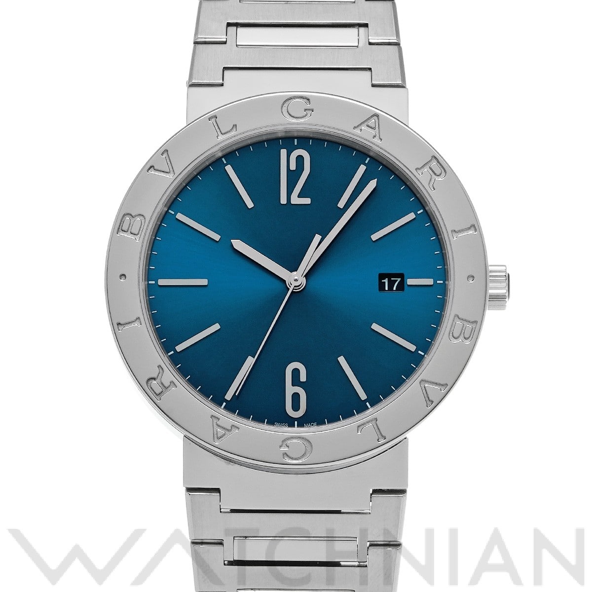 ブルガリ ブルガリブルガリ BB41S ブルー メンズ 時計 【中古】【wristwatch】