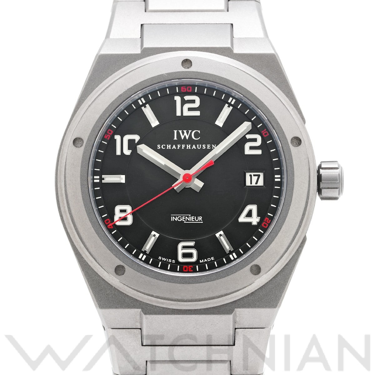 IWC インヂュニア オートマティック AMG IW322702 ブラック メンズ 時計 【中古】【wristwatch】