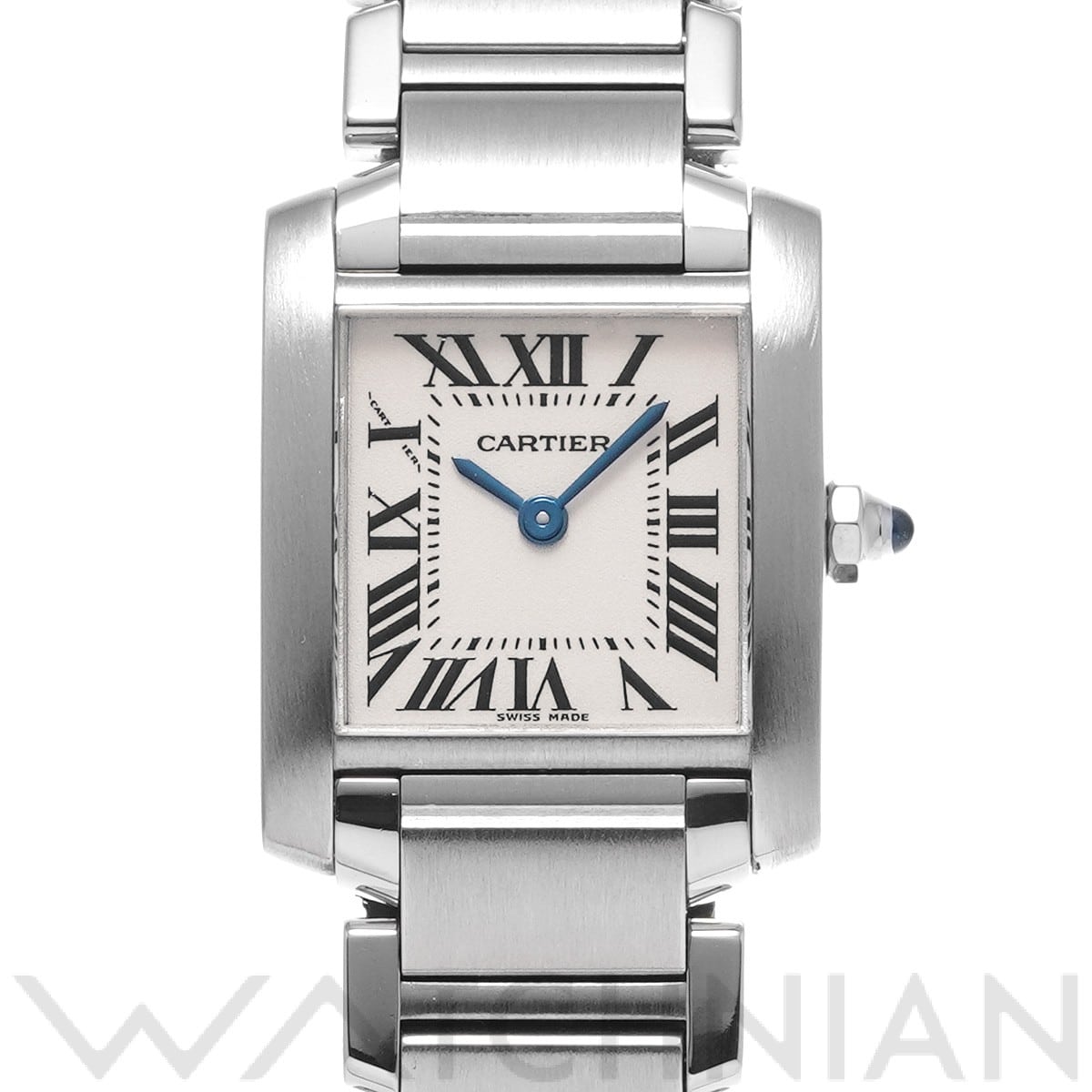 カルティエ / CARTIER タンク フランセーズ SM W51008Q3 シルバー レディース 時計 【中古】【wristwatch】