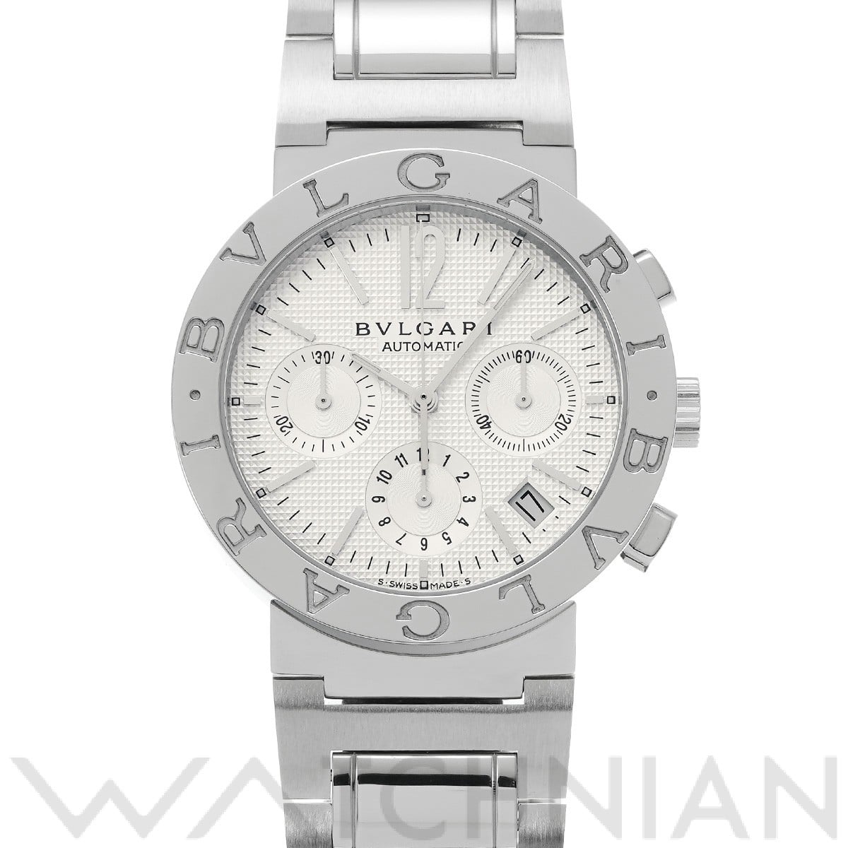 ブルガリ / BVLGARI ブルガリブルガリ クロノグラフ BB38WSSDCH シルバー メンズ 時計 【中古】【wristwatch】