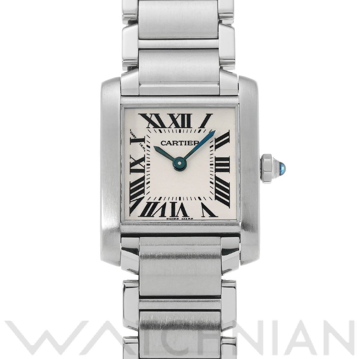 カルティエ / CARTIER タンク フランセーズ SM W51008Q3 シルバー レディース 時計 【中古】【wristwatch】