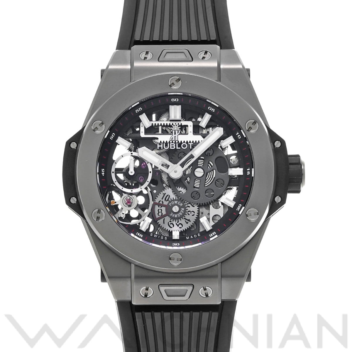 ウブロ ビッグバン メカ-10 チタニウム 414.NI.1123.RX マットブラックスケルトン メンズ 時計 【中古】【wristwatch】