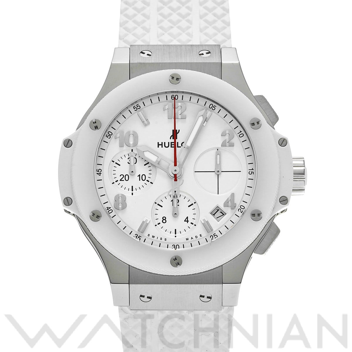 ウブロ ビッグバン スチール セラミック 342.SE.230.RW ホワイト メンズ 時計 【中古】【wristwatch】