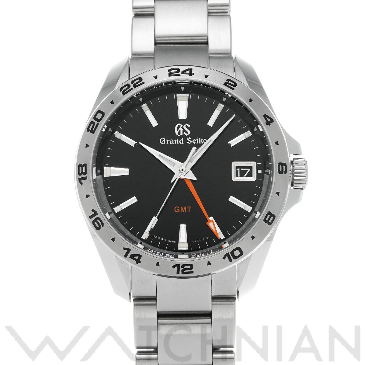グランドセイコー / Grand Seiko スポーツコレクション クォーツ GMT SBGN003 ブラック メンズ 時計 【中古】【wristwatch】