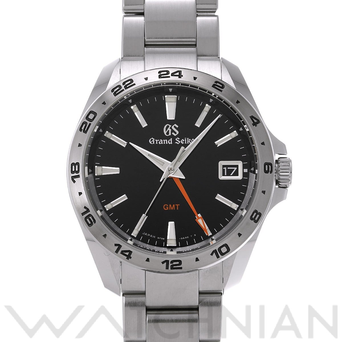グランドセイコー スポーツコレクション クォーツ GMT SBGN003 ブラック メンズ 時計 【中古】【wristwatch】